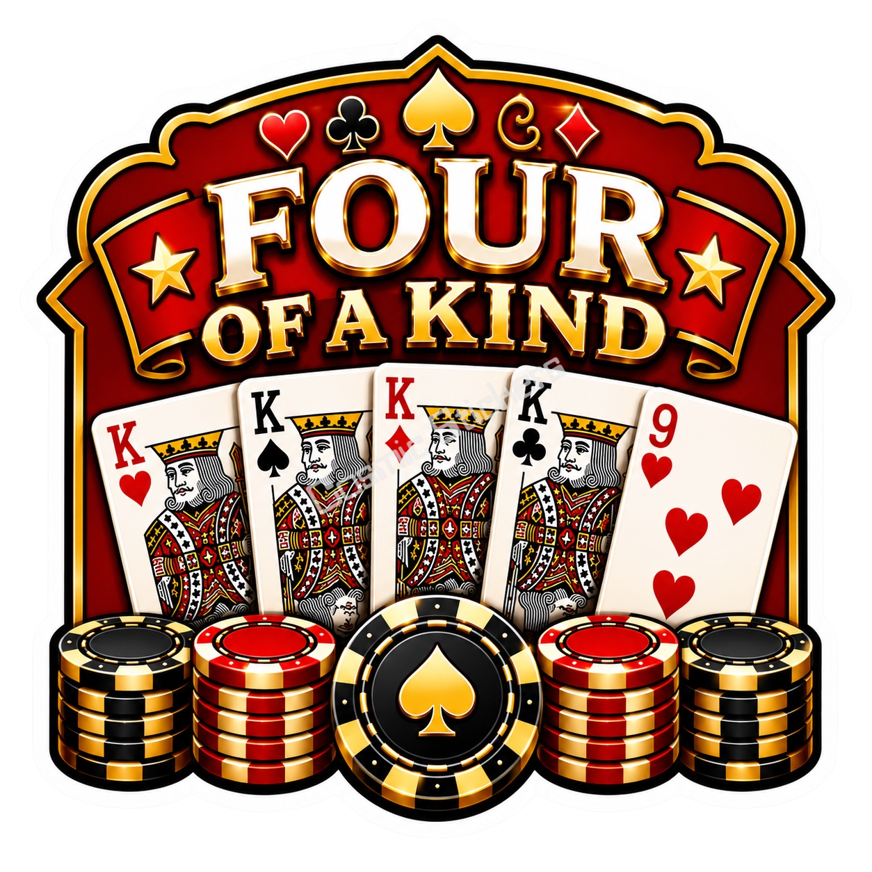Casino Theme (4 of a Kind) Poker