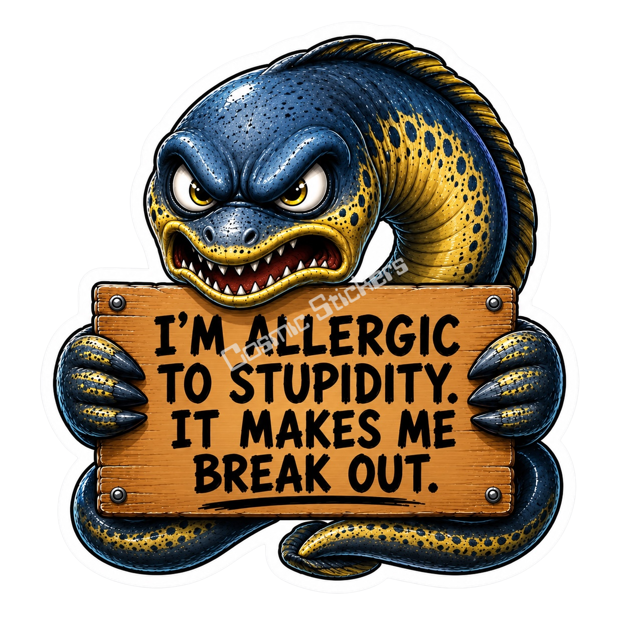 Eel with an Attitude