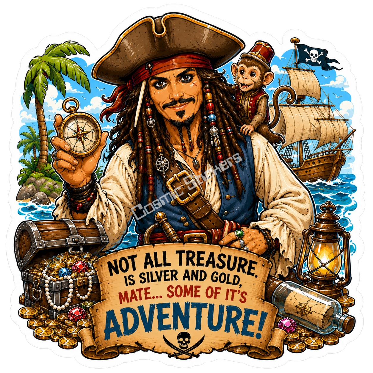 Not All Treasure Is Silver And Gold - Pirate