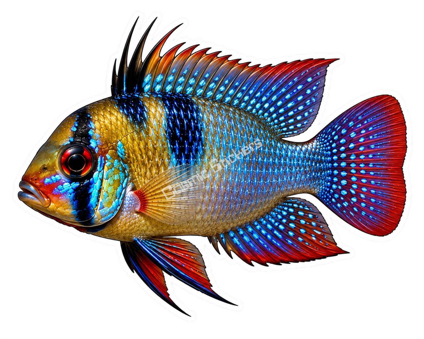 Aquarium Fish - German Blue Ram