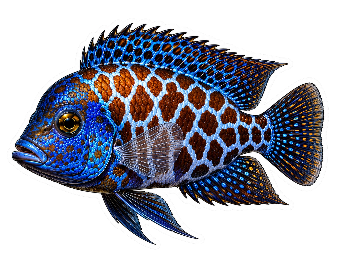 Aquarium Fish - Venustus Cichlid (Giraffe Cichlid)