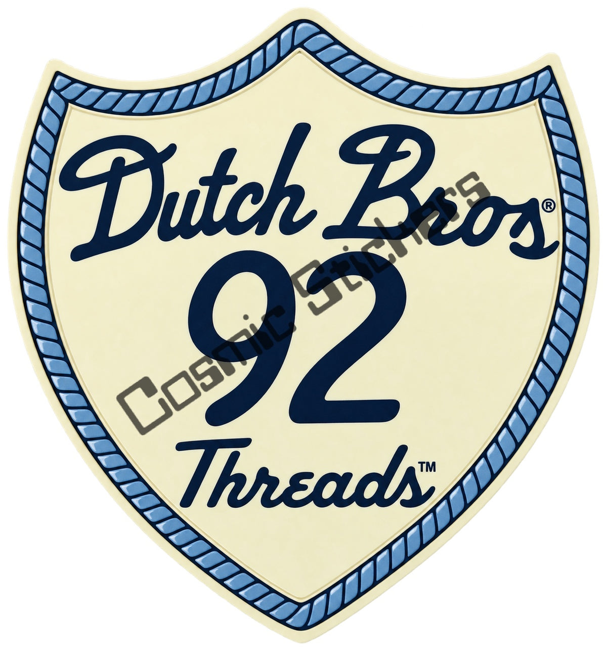 Fan-made Dutch Bros 92 Threads sticker