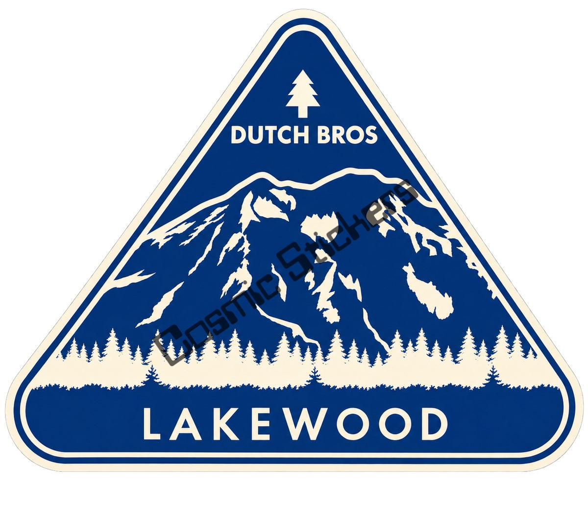Fan-made Dutch Bros Lakewood sticker