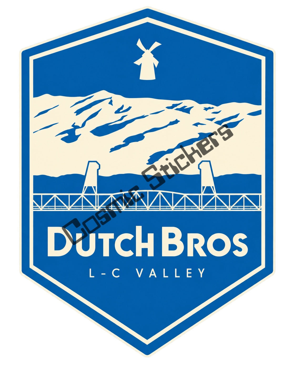 Fan-made Dutch Bros L-C Valley sticker
