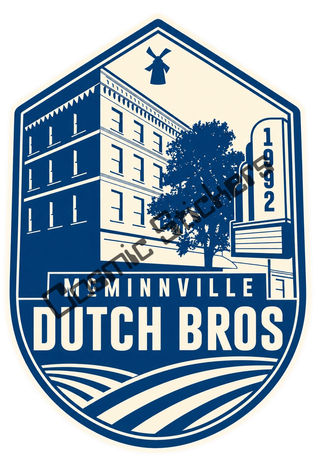 Fan-made Dutch Bros McMinnville sticker