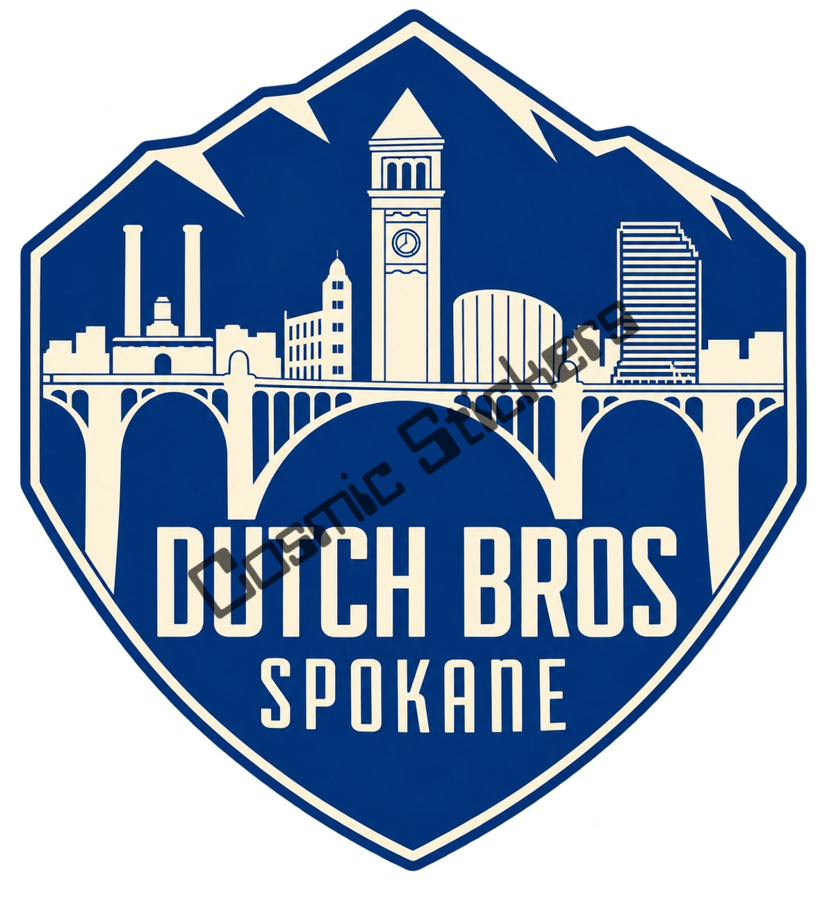 Fan-made Dutch Bros Spokane sticker