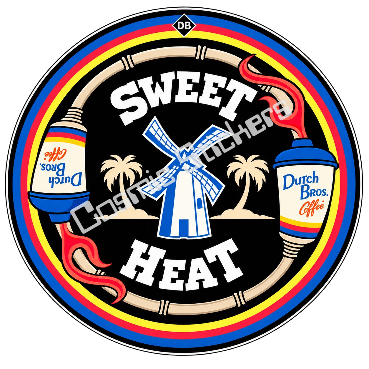 Fan-made Dutch Bros Sweet Heat sticker